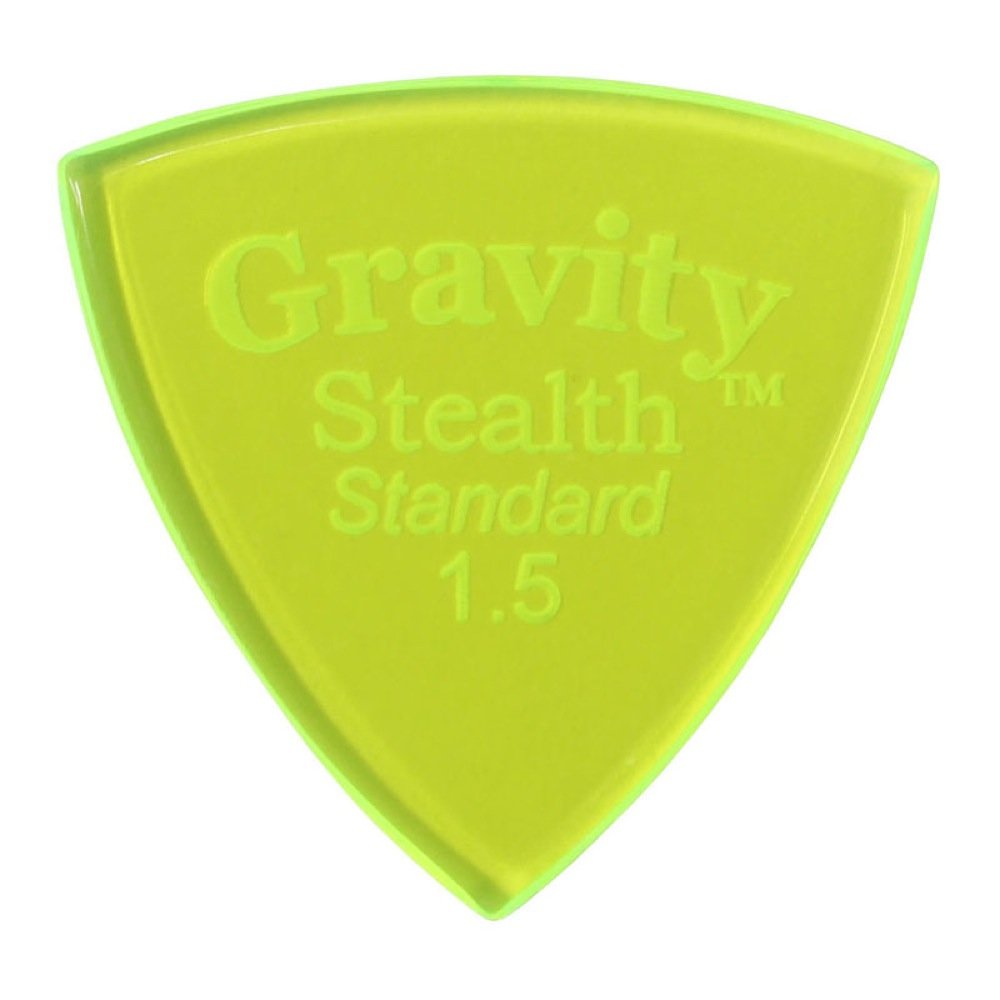 Foto 2 pulgar | Púa De Guitarra Gravity Stealth Standard 1.5 Mm Verde Fluorescente - Venta Internacional.