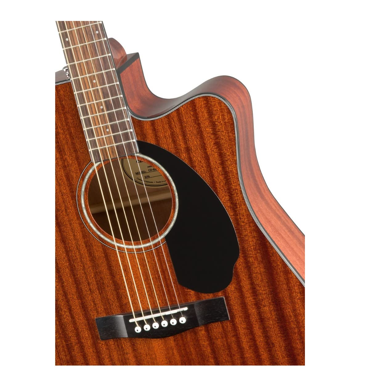 Foto 4 pulgar | Guitarra Eléctrica Acústica Fender Cd-60sce All-mahogany - Venta Internacional.