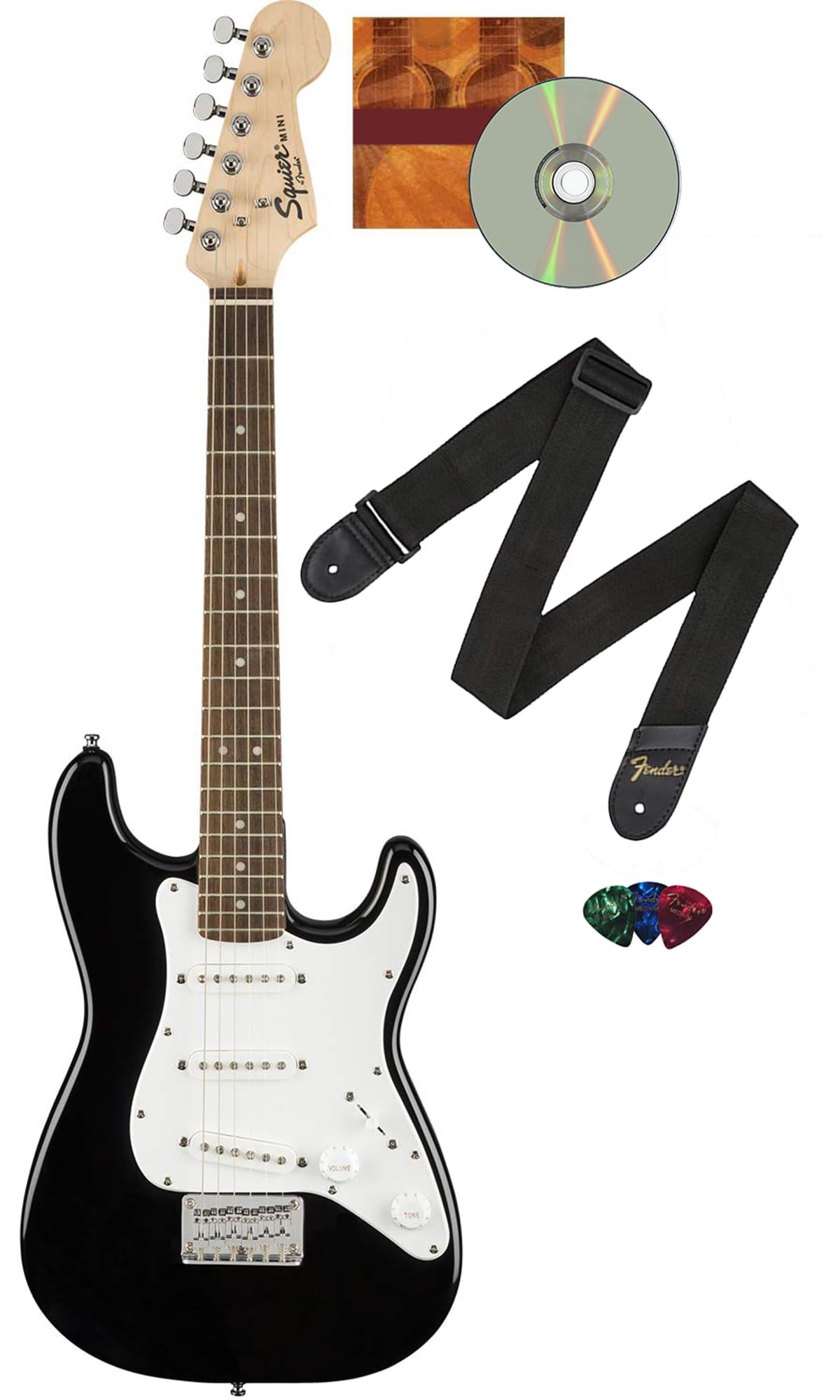 Foto 2 pulgar | Guitarra Eléctrica Fender Squier Mini Strat 3/4 Kids Black - Venta Internacional.