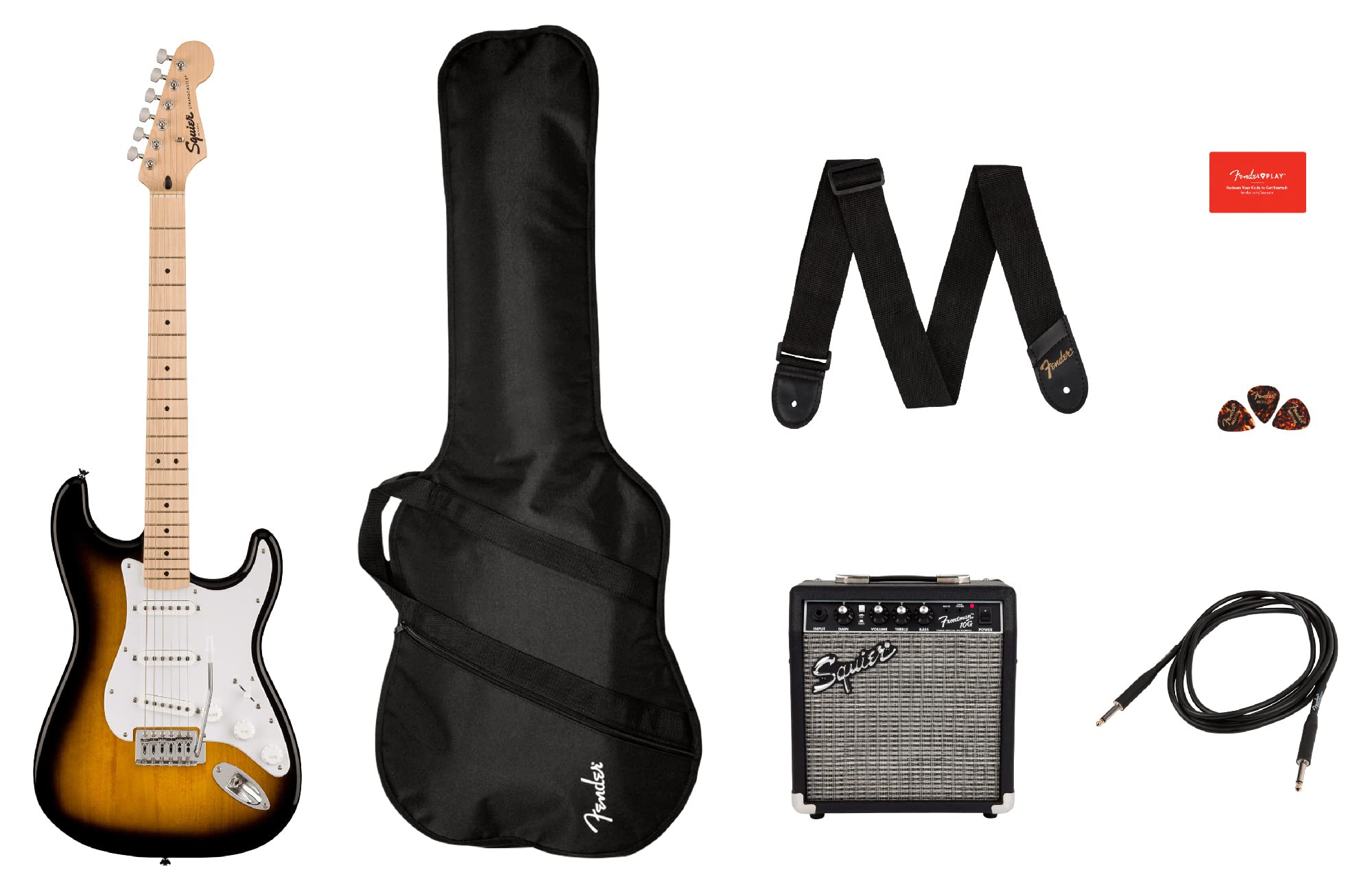Foto 3 pulgar | Guitarra Eléctrica Fender Squier Sonic Strat Pack Con Accesorios - Venta Internacional.