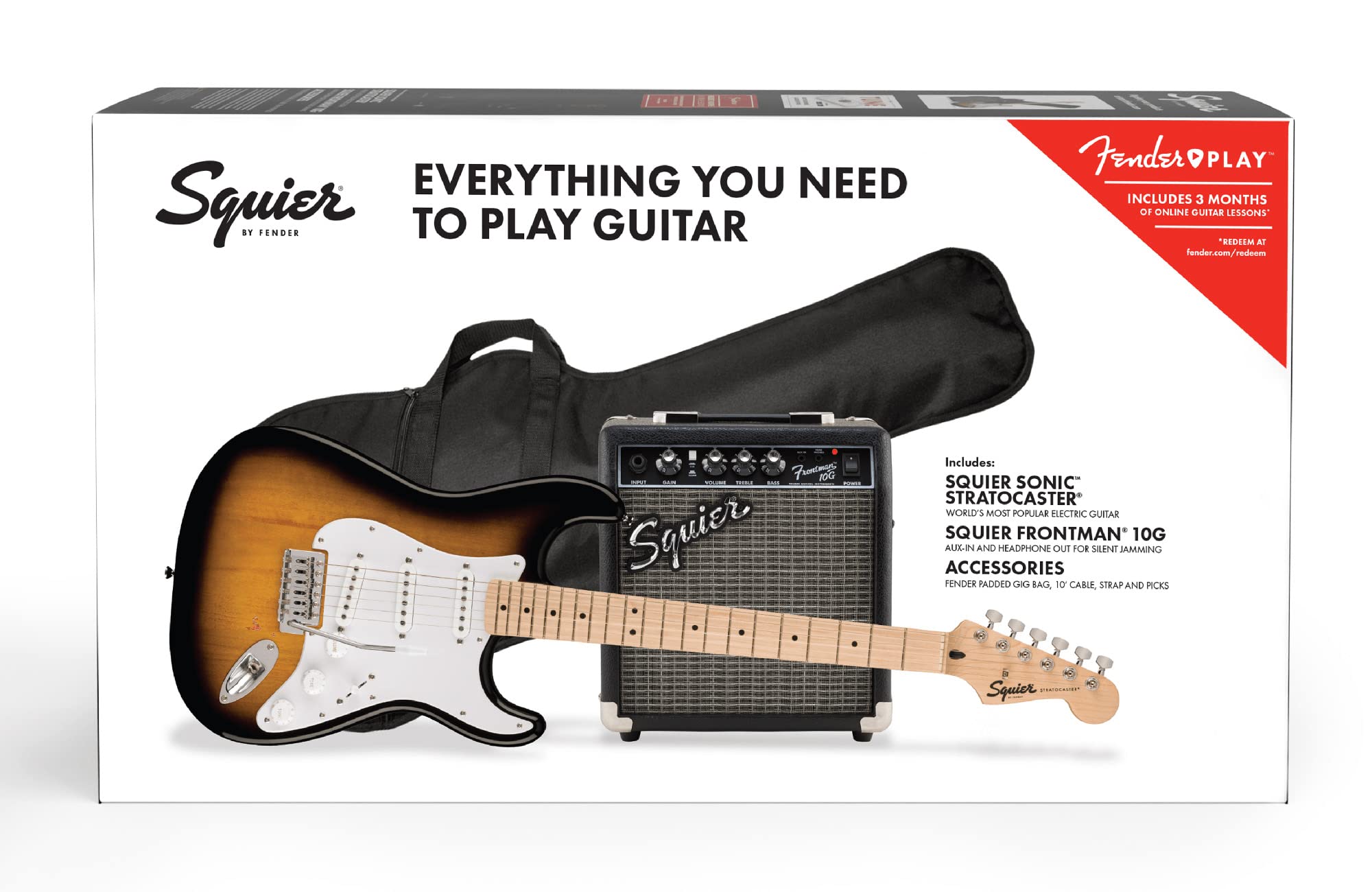Foto 5 pulgar | Guitarra Eléctrica Fender Squier Sonic Strat Pack Con Accesorios - Venta Internacional.
