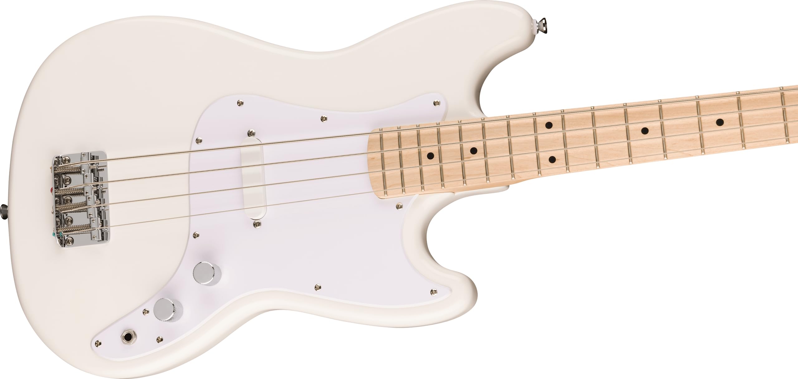 Foto 6 pulgar | Bajo Eléctrico Squier Sonic Bronco Arctic White Maple Fingerb - Venta Internacional.