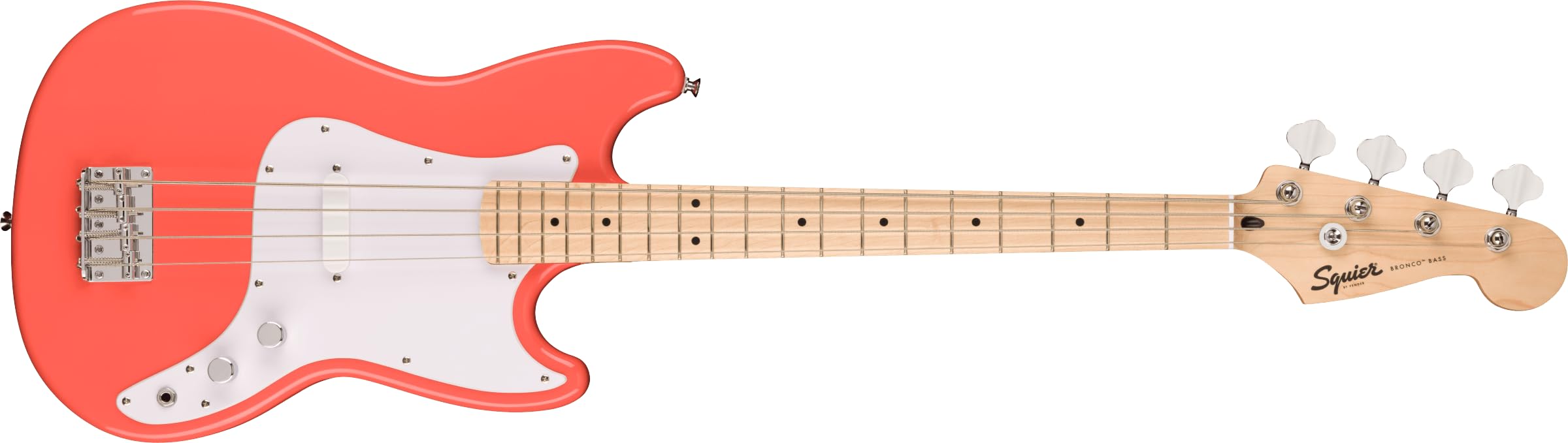Foto 2 pulgar | Bajo Fender Squier Sonic Bronco, Tahitian Coral - Venta Internacional.
