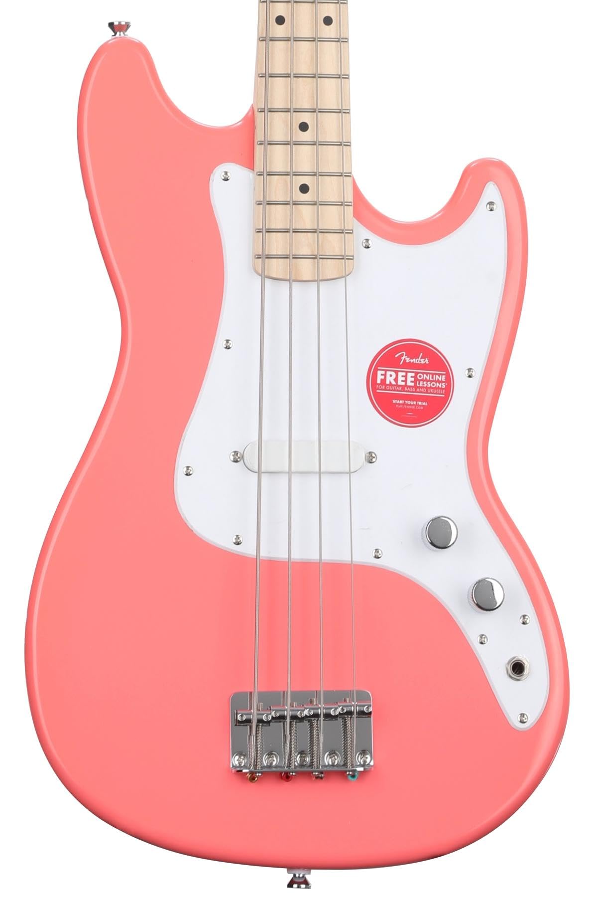 Foto 5 pulgar | Bajo Fender Squier Sonic Bronco, Tahitian Coral - Venta Internacional.