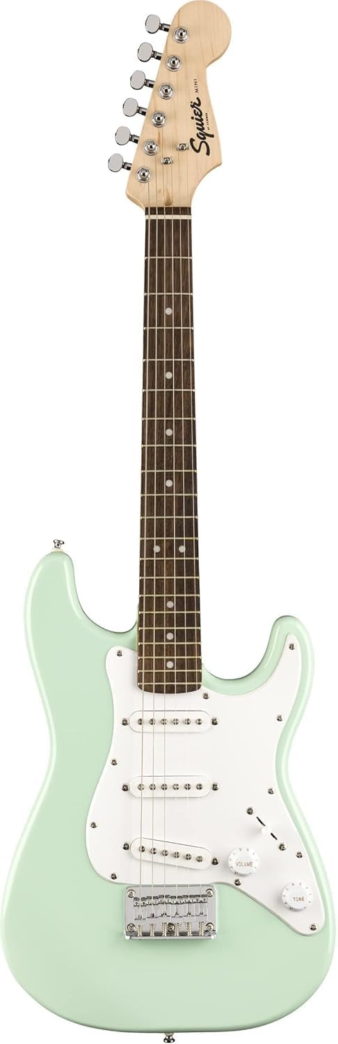 Foto 2 pulgar | Guitarra Eléctrica Fender Squier Mini Stratocaster Surf Green - Venta Internacional.