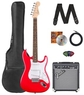 Foto 1 | Guitarra Eléctrica Fender Squier Stratocaster Torino Red Con Bollo - Venta Internacional.