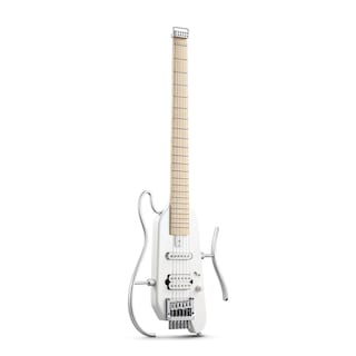 Foto 1 | Guitarra Eléctrica Donner Hush-x Featherlight Travel Metallic White - Venta Internacional.