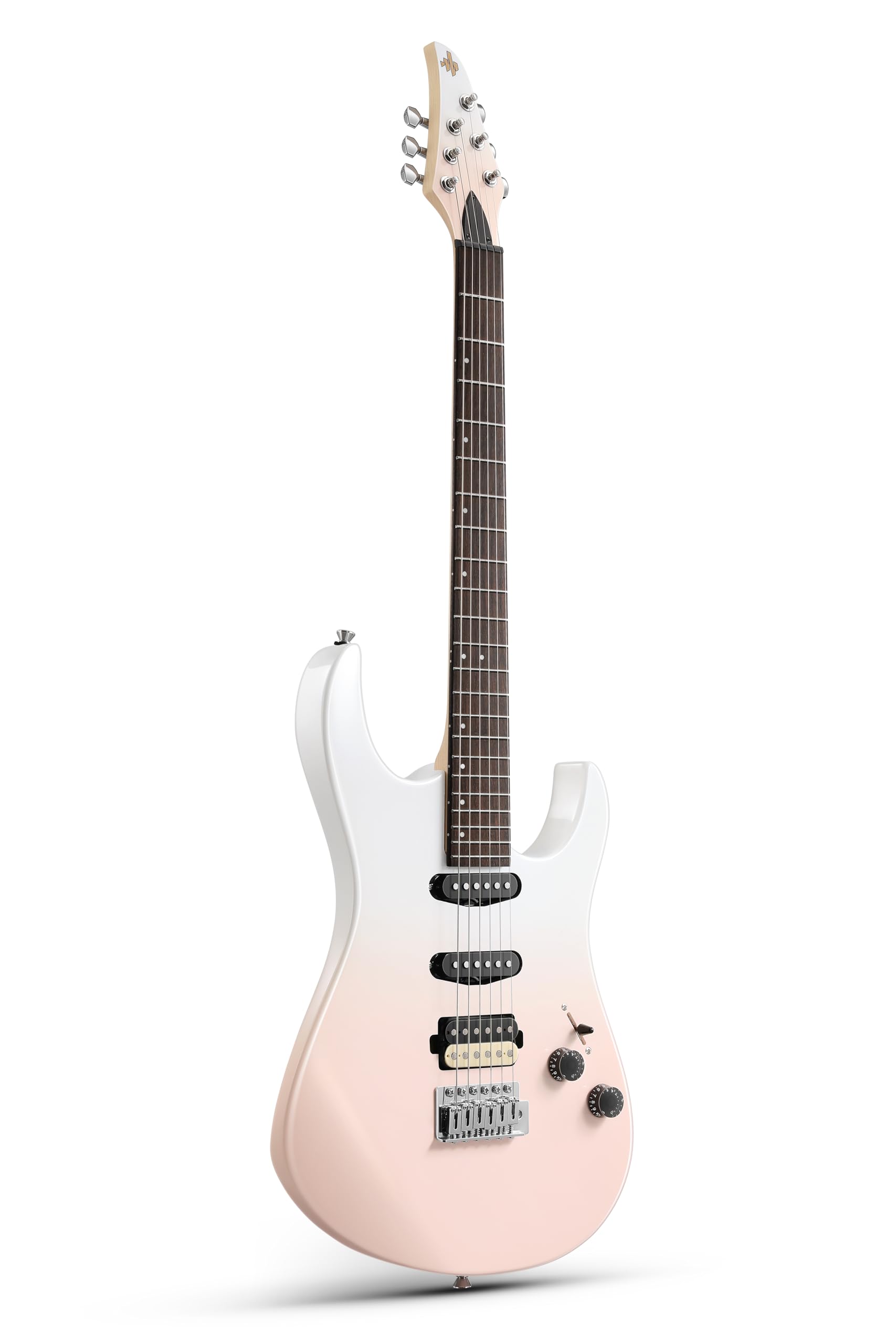 Foto 1 | Guitarra Eléctrica Donner Dmt-66 99 Cm Con Funda Para Principiantes, Color Rosa - Venta Internacional.