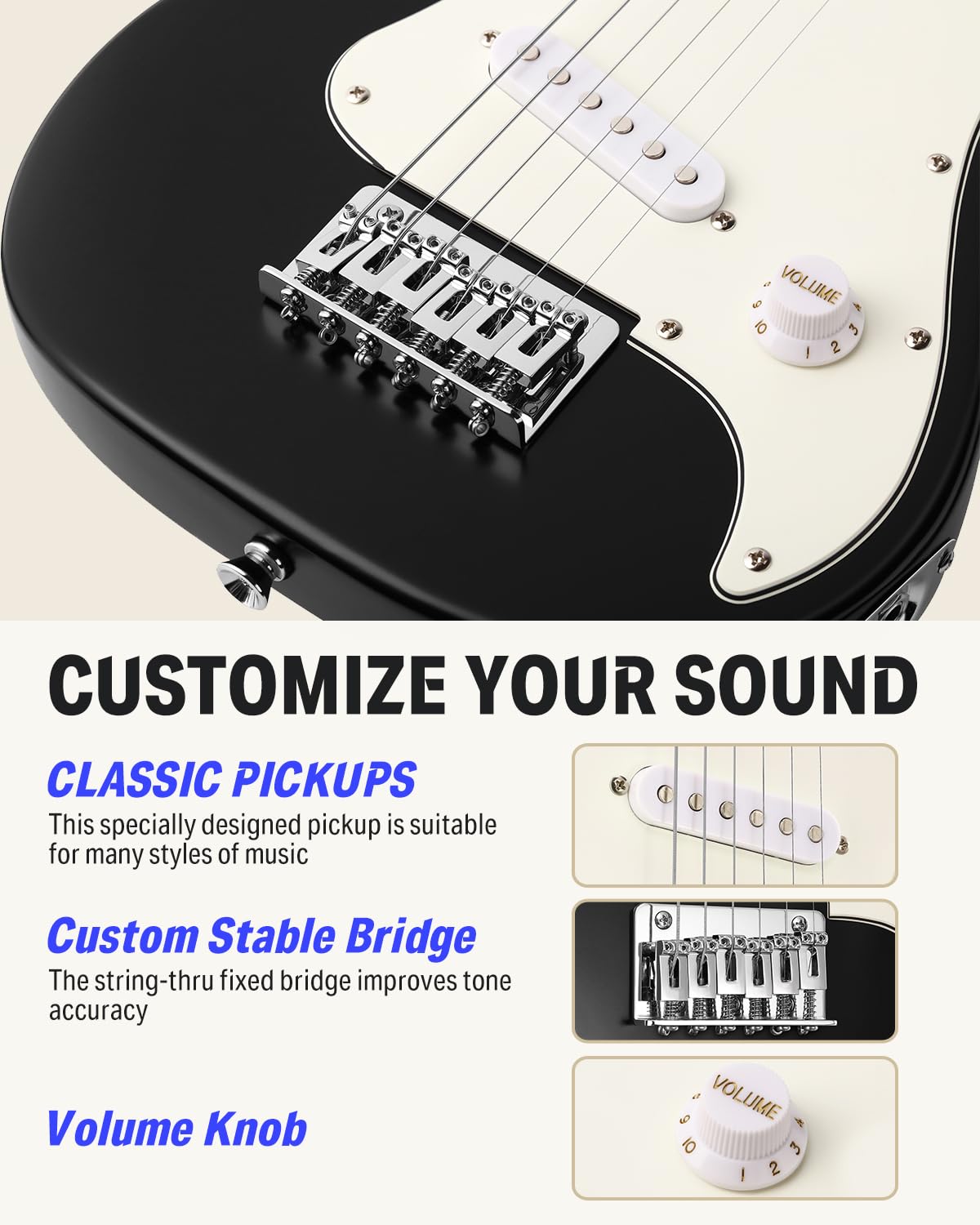 Foto 4 pulgar | Kit De Guitarra Eléctrica Donner Dsj-100 Para Niños De 30 Pulgadas Para Principiantes - Venta Internacional.