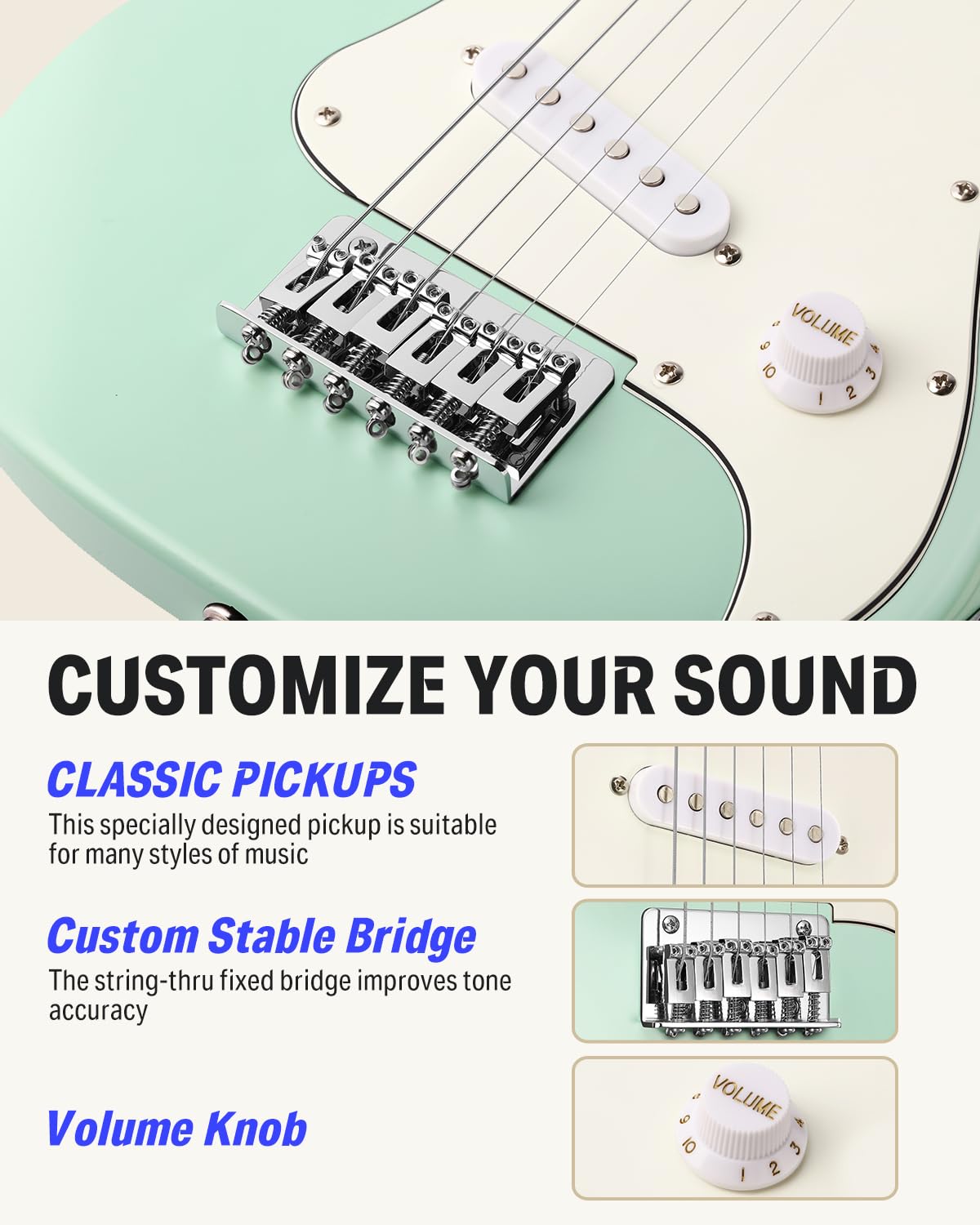 Foto 4 pulgar | Kit De Inicio De Guitarra Eléctrica Donner Dsj-100 De 30 Pulgadas Para Adolescentes - Venta Internacional.