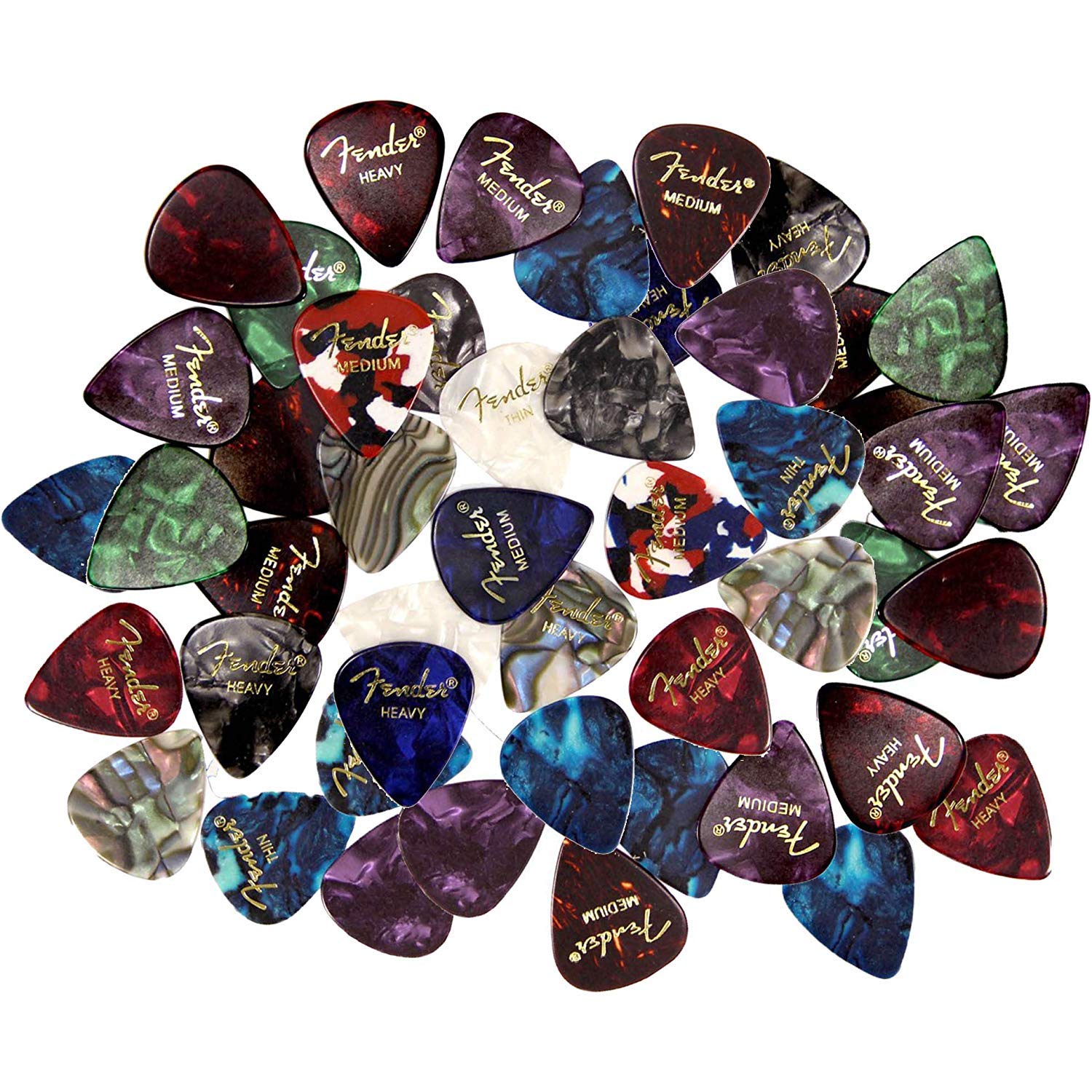 Foto 2 pulgar | Picks Sampler Fender Premium, Paquete De 48 Unidades, Con Unidades Delgadas, Medianas Y Pesadas - Venta Internacional.