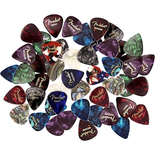 Foto 1 | Picks Sampler Fender Premium, Paquete De 48 Unidades, Con Unidades Delgadas, Medianas Y Pesadas - Venta Internacional.