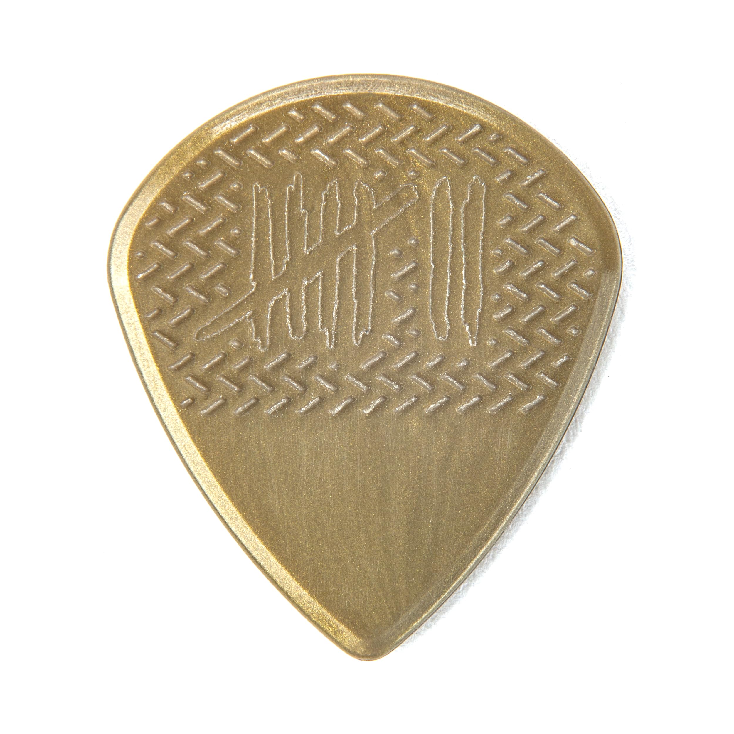 Foto 2 pulgar | Púa De Guitarra Jim Dunlop 471pmt Mick Thomson Jazz Iii Gold - Venta Internacional.
