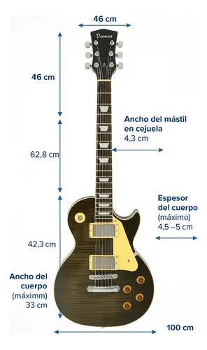 Foto 4 pulgar | Guitarra Profesional Danwood Estilo Les Paul Brown Clasico!