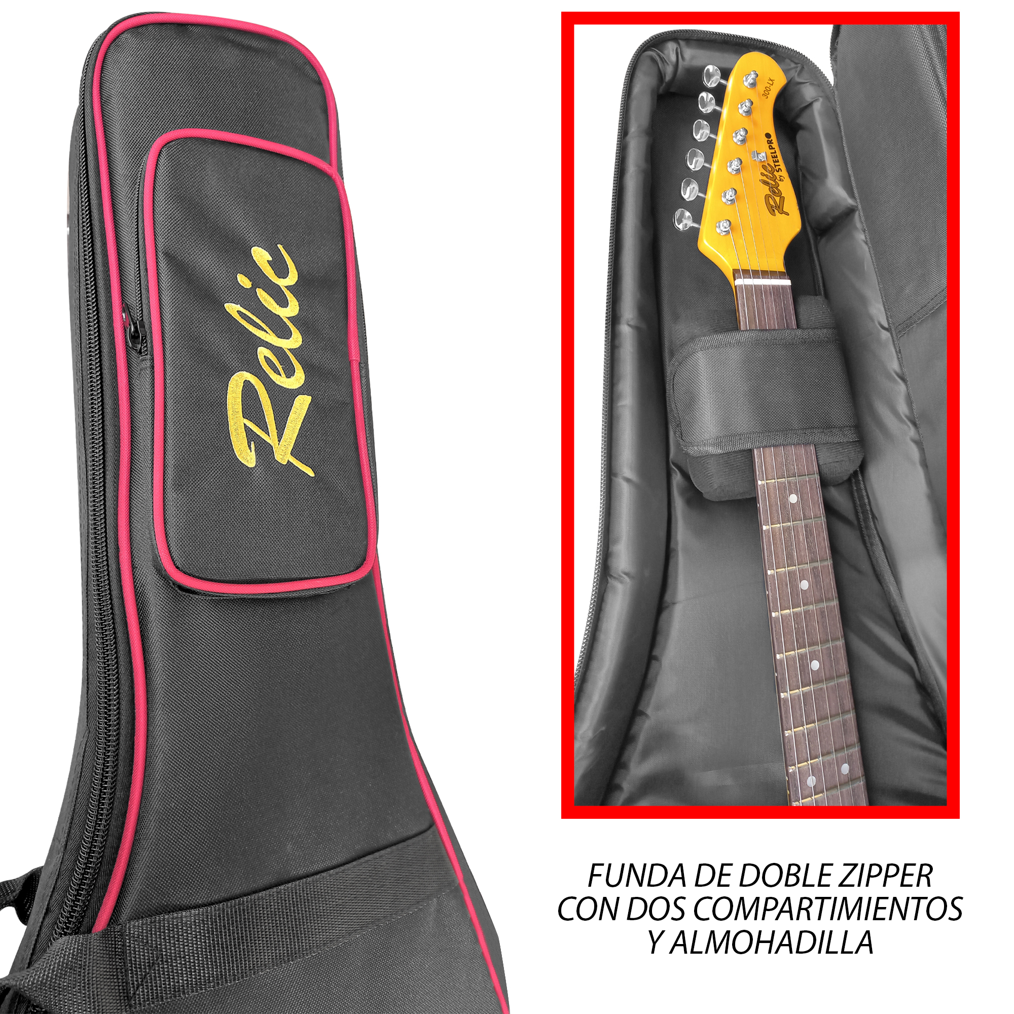 Foto 4 pulgar | Guitarra Premium Quality Relic Icónica Jethro By Steelpro