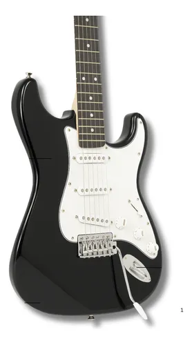 Foto 3 pulgar | Guitarra Tipo Stratocaster Logan Color Negro Profesional