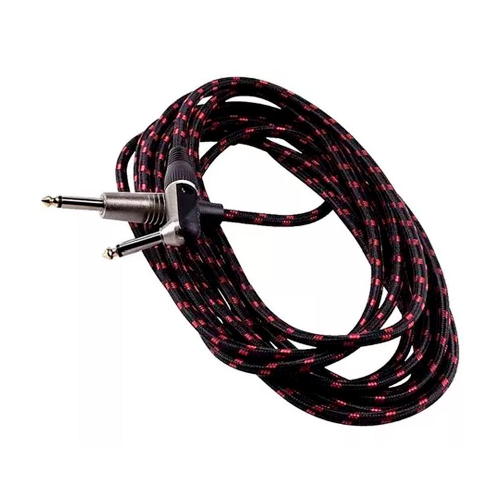 Foto 4 pulgar | Cable Trenzado Para Instrumento Warwick Rcl 30256 Tc C-black De 6m Color Negro Conector De 1/4''