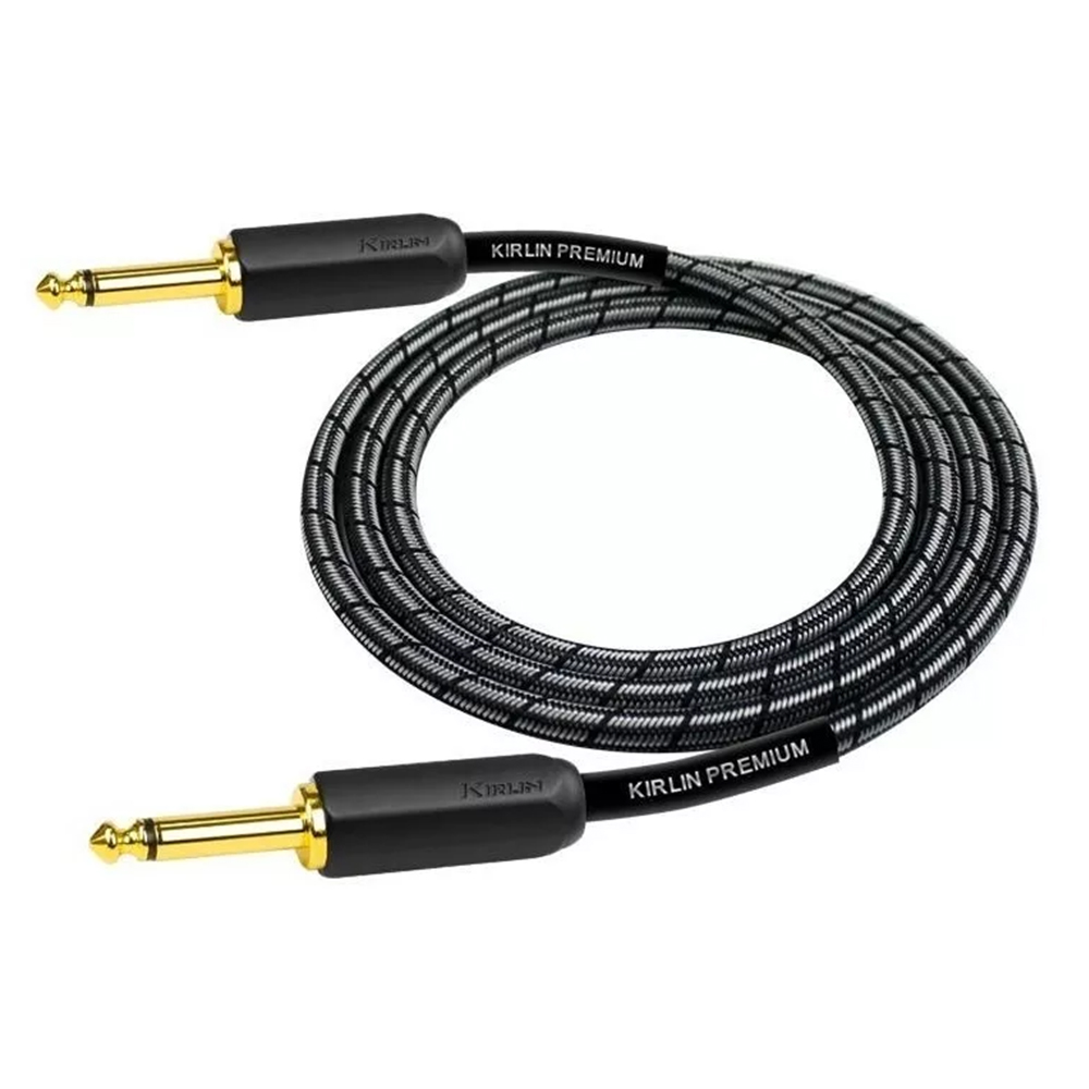 Foto 3 pulgar | Cable Kirlin Para Instrumento 3 Metros Premium Plus Tela Gray Iwb201weg 3m-bm