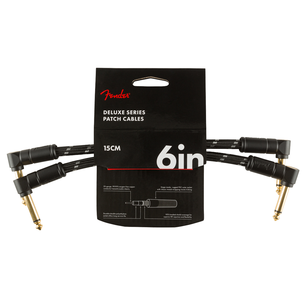 Foto 1 | Cable Fender de Parcheo Serie Deluxe 6 Tweed  2 Pack