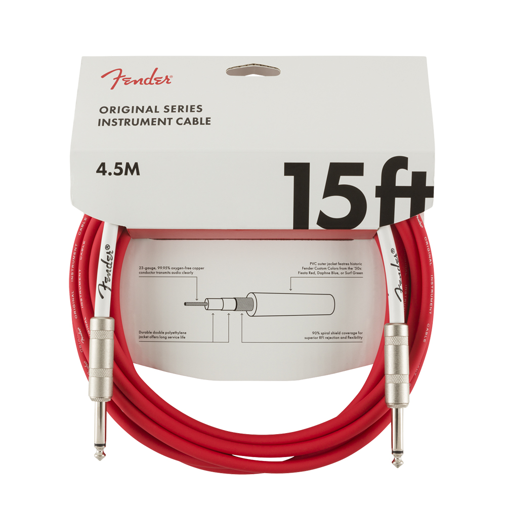 Foto 2 pulgar | Cable Fender Fiesta Red de Instrumento Serie Original 4.5 m