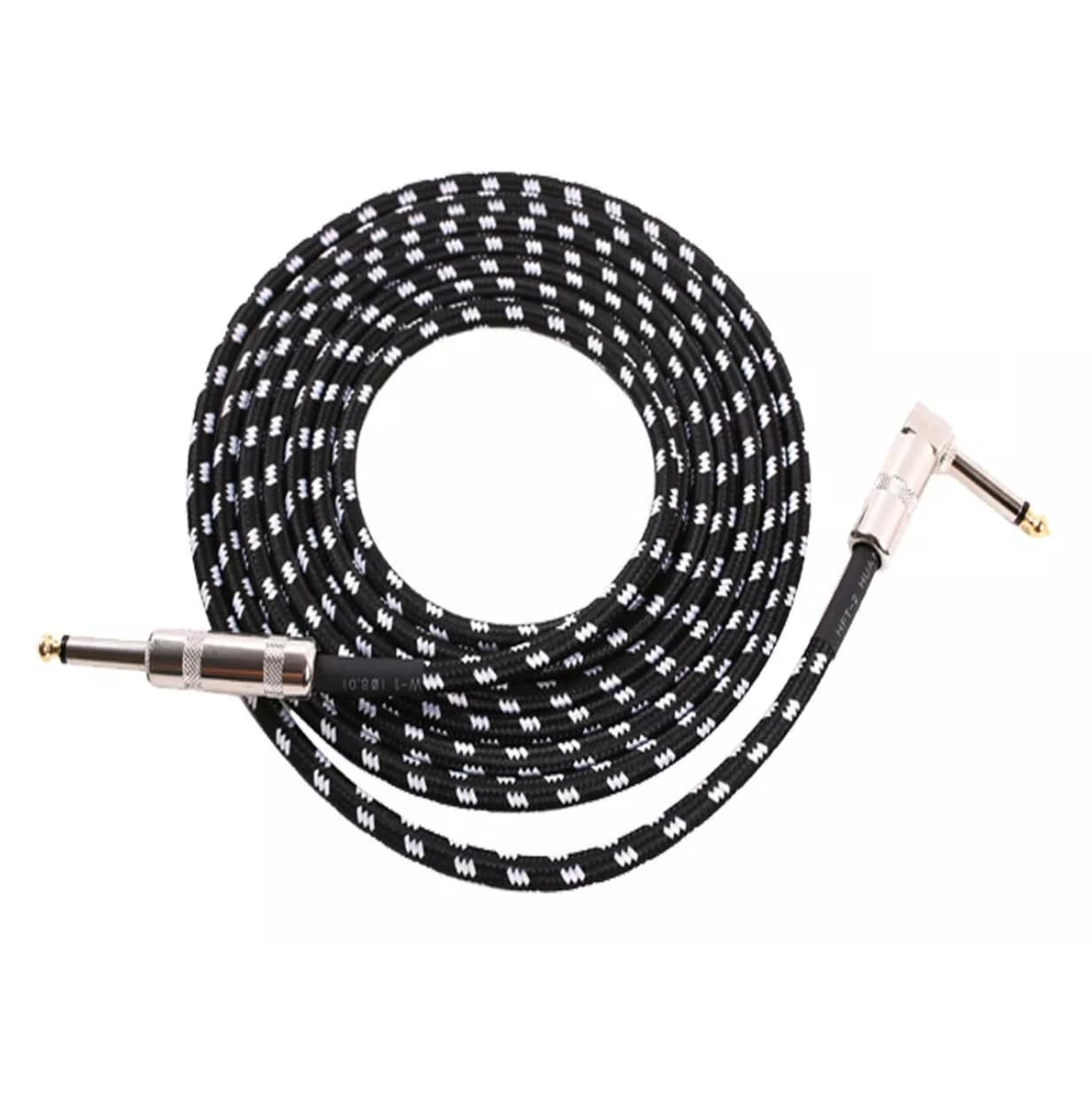 Audio Cable Belug para Guitarra Eléctrica Bajo 6 B Negro/Plata $599