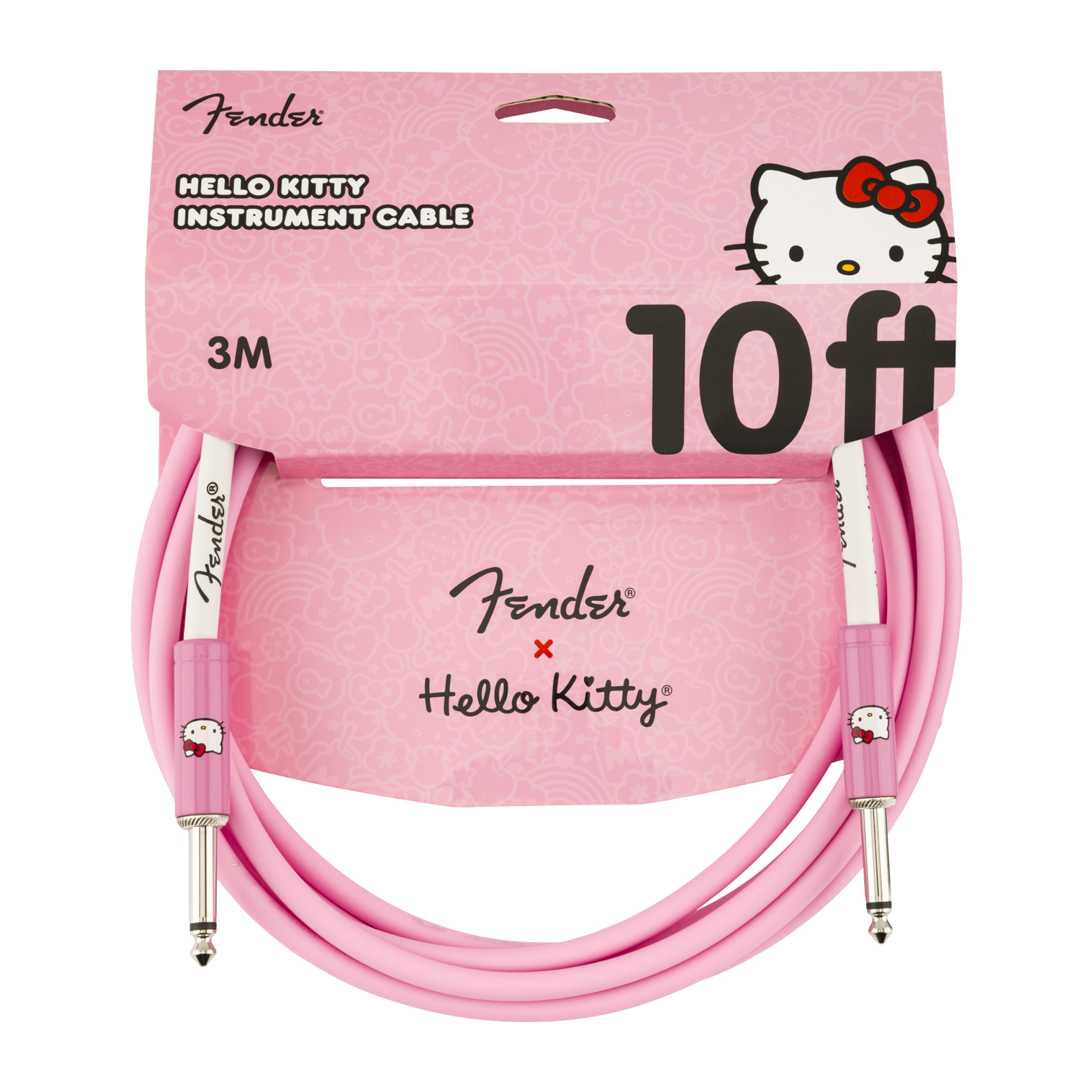 Foto 2 pulgar | Cable Fender Hello Kitty Rosa 3 m