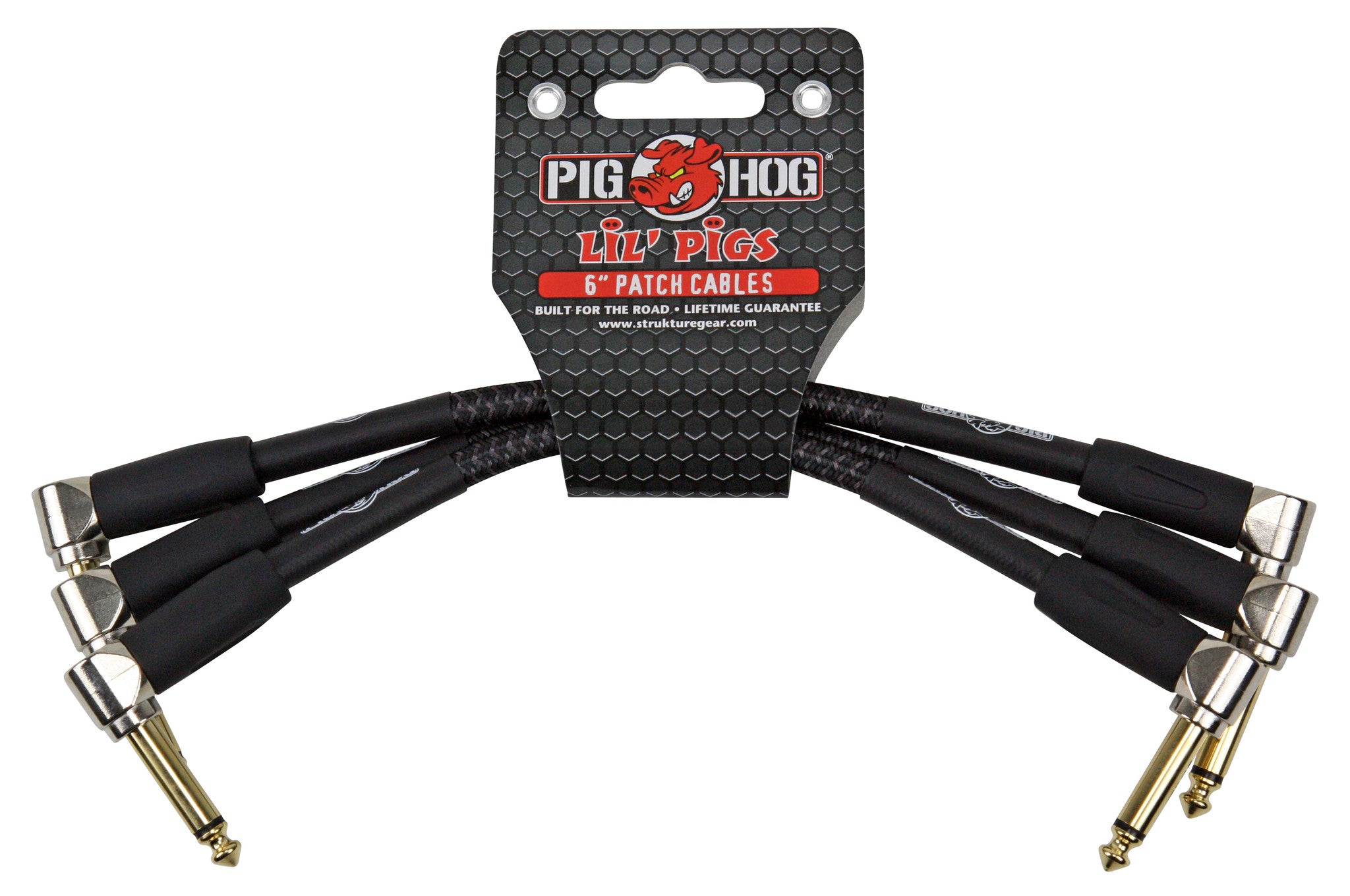 Foto 1 | Cables De Conexión Pig Hog Lil' Pigs De Ángulo Recto A Ángulo Recto - Venta Internacional.