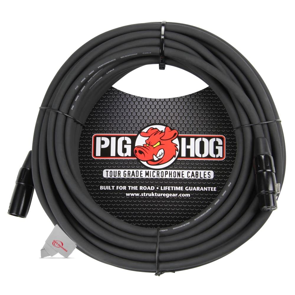 Foto 3 pulgar | Cable De Micrófono Pig Hog Phm20 Xlr M/f De 6 M, Paquete De 3 - Venta Internacional.