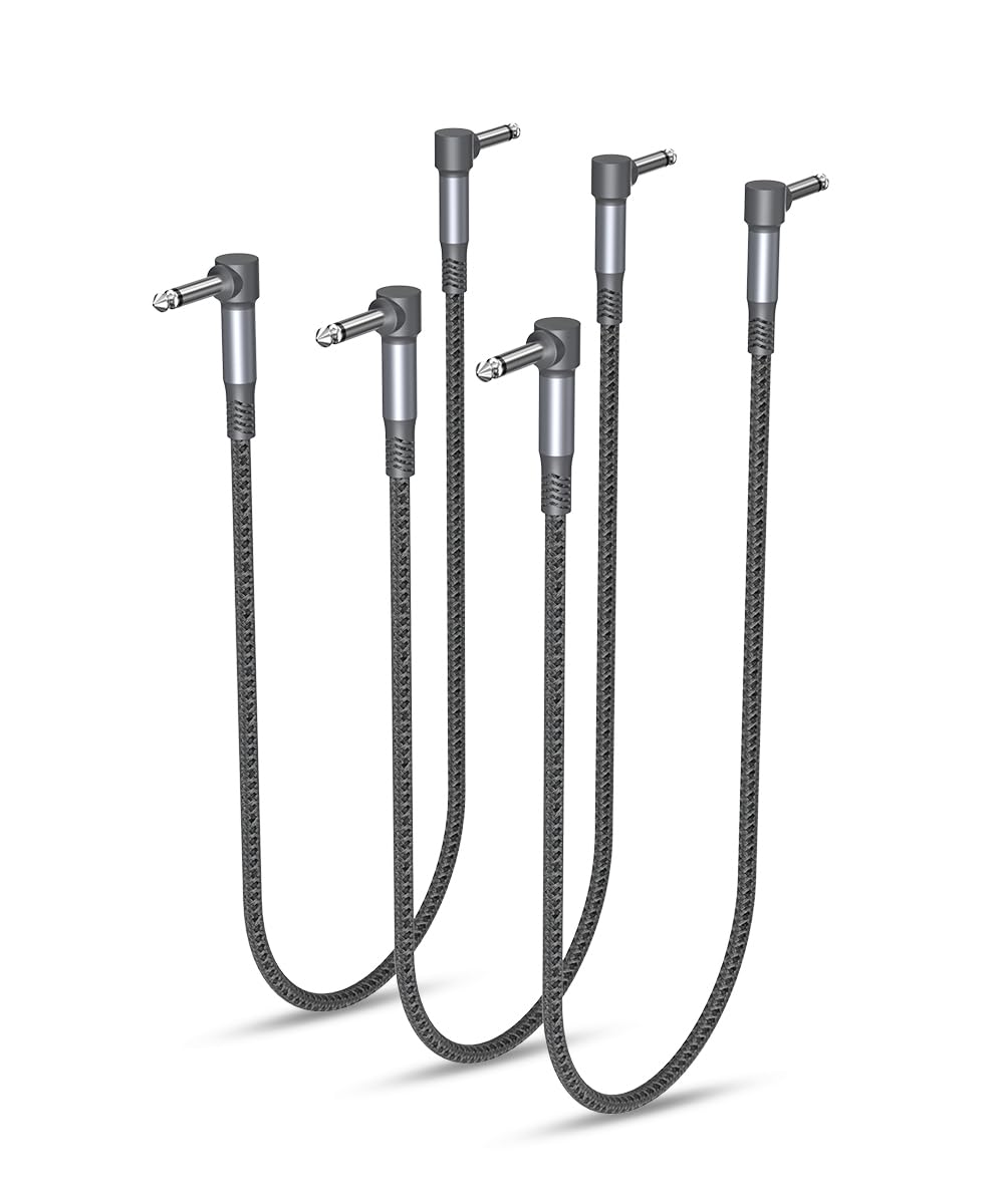 Foto 1 | Cables De Conexión Para Guitarra Elebase, Paquete De 3 Unidades, 60 Cm, 6,35 Mm, Ts Copper, Macho - Venta Internacional