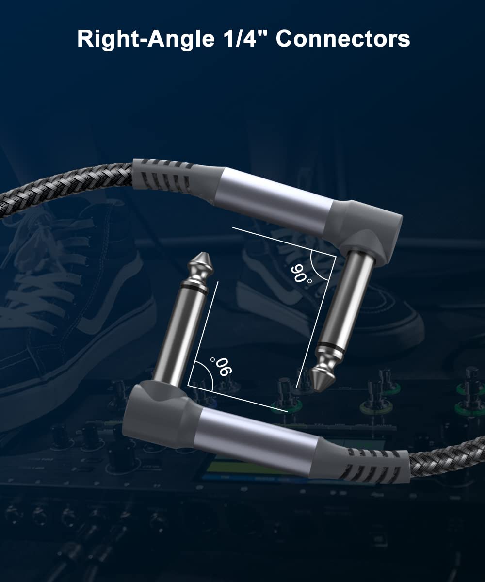 Foto 6 | Cables De Conexión Para Guitarra Elebase, Paquete De 3 Unidades, 60 Cm, 6,35 Mm, Ts Copper, Macho - Venta Internacional