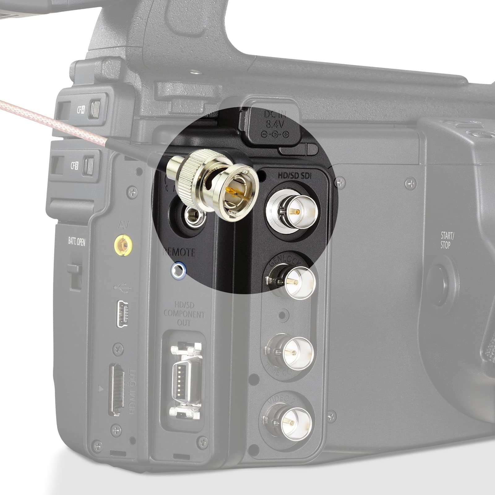 Foto 5 pulgar | Cable Bnc Superbat 3g Hd Sdi 75 Ohmios 1 M Para Cámaras De Vídeo Bmcc - Venta Internacional.