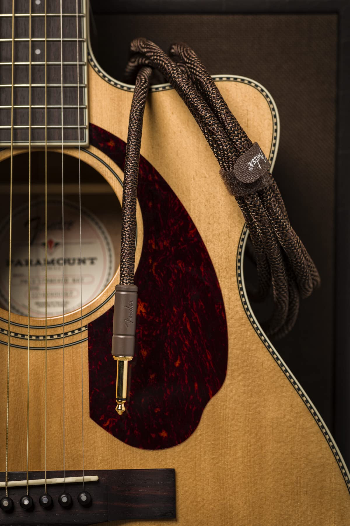 Foto 5 | Cable Para Instrumentos Fender Paramount Acoustic, 3 M, Recto, Marrón - Venta Internacional.