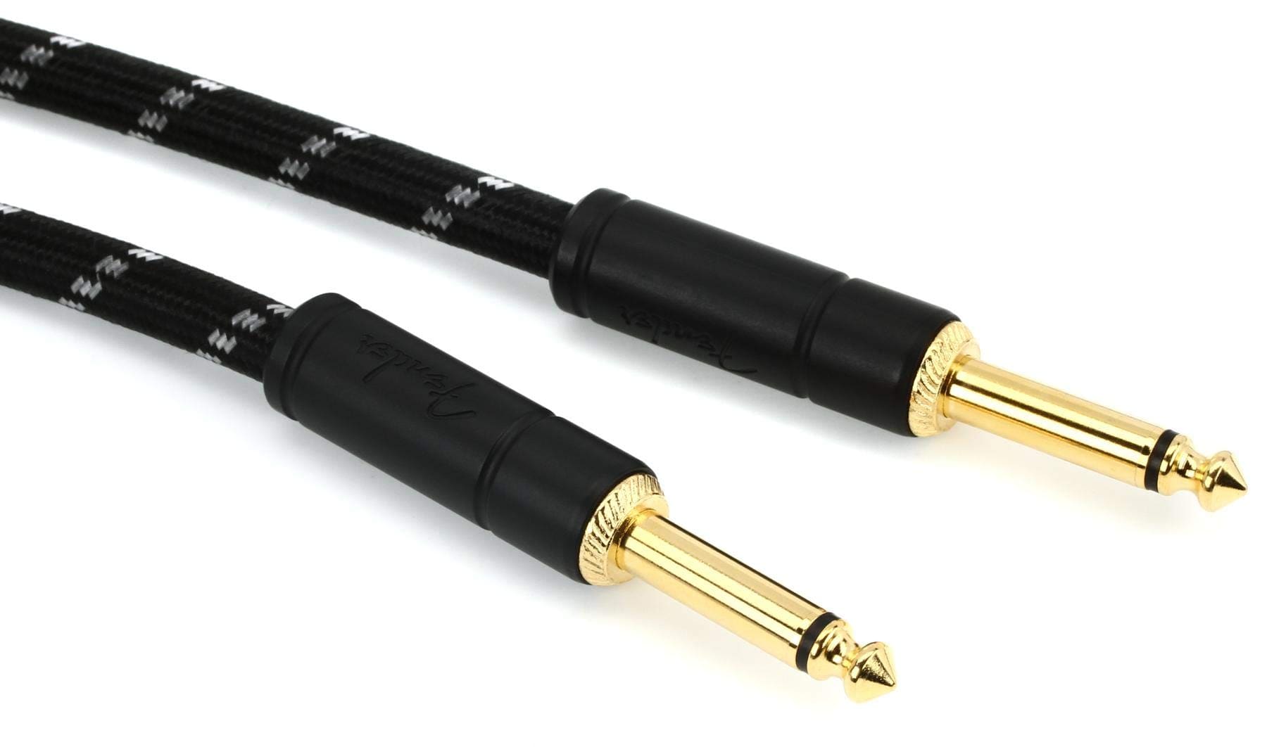 Cable De Instrumento Fender Deluxe Series Para Guitarra, 15 Pies, Negro, Twee - Venta Internacional. $805