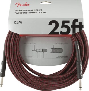 Foto 1 | Cable De Instrumentos Fender Professional Series Tweed De 25 Pies, Rojo - Venta Internacional.