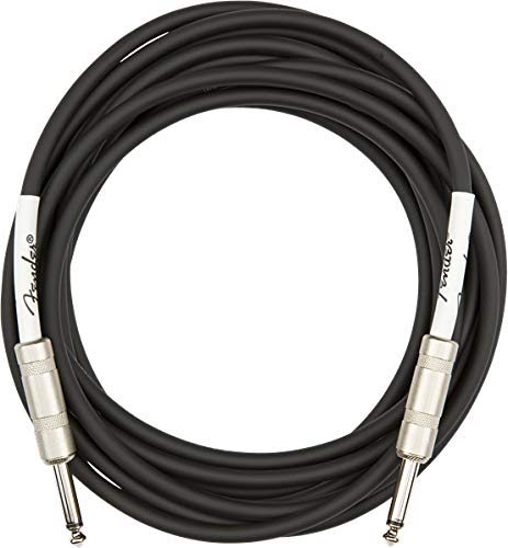 Foto 2 pulgar | Cable De Instrumentos Fender Original De 5,7 M, Recto Y Recto, Negro - Venta Internacional.