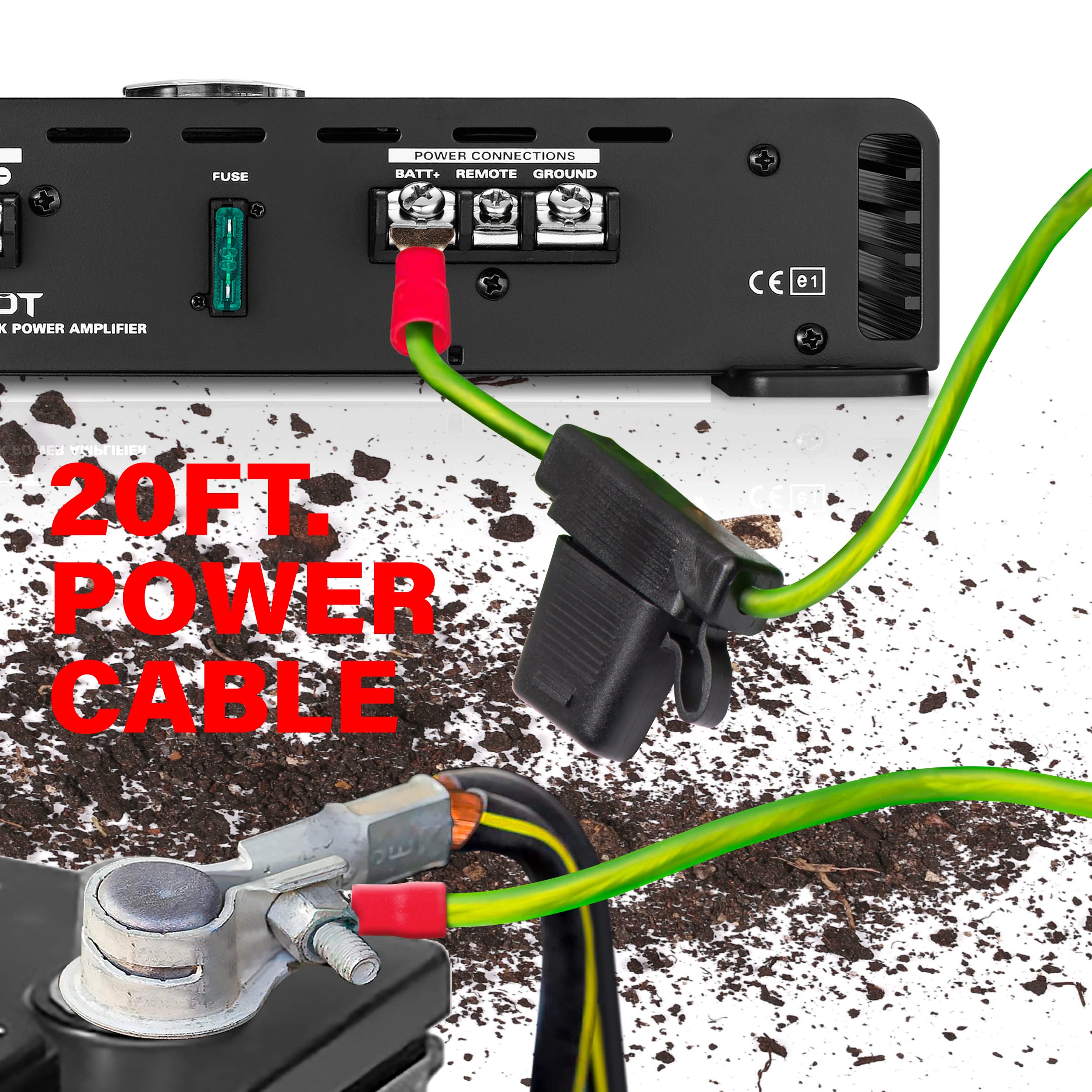 Foto 6 pulgar | Kit De Cableado Para Instalación De Amplificadores De Coche Boss Audio Bp8k 8ga - Venta Internacional.