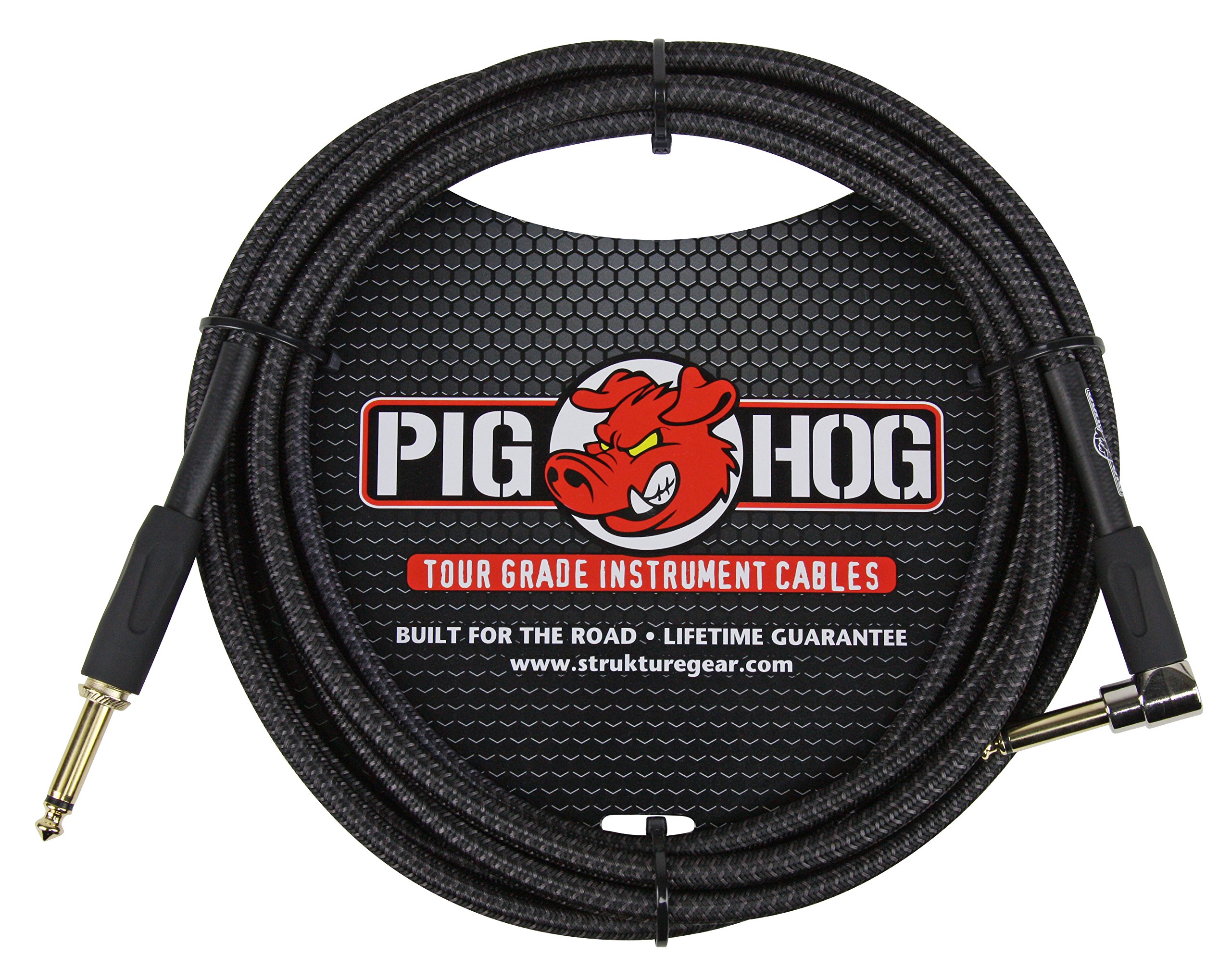 Cable De Instrumentos Pig Hog Pc-h10bkr 1/4 En Ángulo Recto De 10 Pies - Venta Internacional. $811