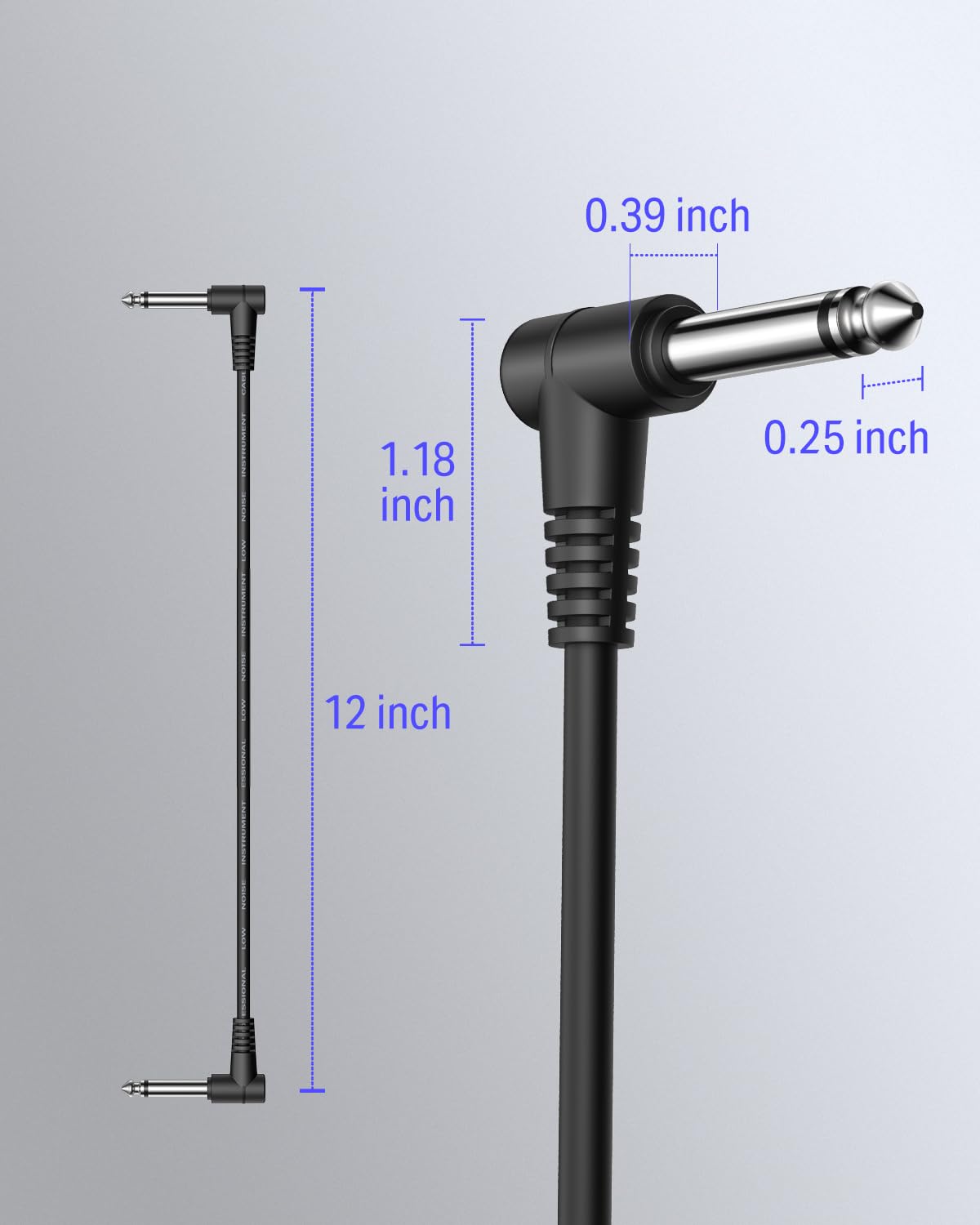 Foto 3 pulgar | Cable De Conexión Donner Para Guitarra, 30 Cm, 6 Unidades, Para Pedal De Efectos, Color Negro - Venta Internacional.