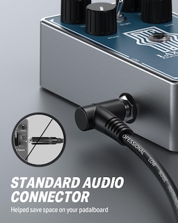 Foto 4 | Cable De Conexión Donner Para Guitarra, 30 Cm, 6 Unidades, Para Pedal De Efectos, Color Negro - Venta Internacional.