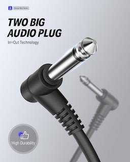Foto 5 | Cable De Conexión Donner Para Guitarra, 30 Cm, 6 Unidades, Para Pedal De Efectos, Color Negro - Venta Internacional.