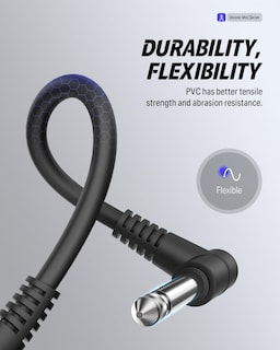 Foto 6 | Cable De Conexión Donner Para Guitarra, 30 Cm, 6 Unidades, Para Pedal De Efectos, Color Negro - Venta Internacional.