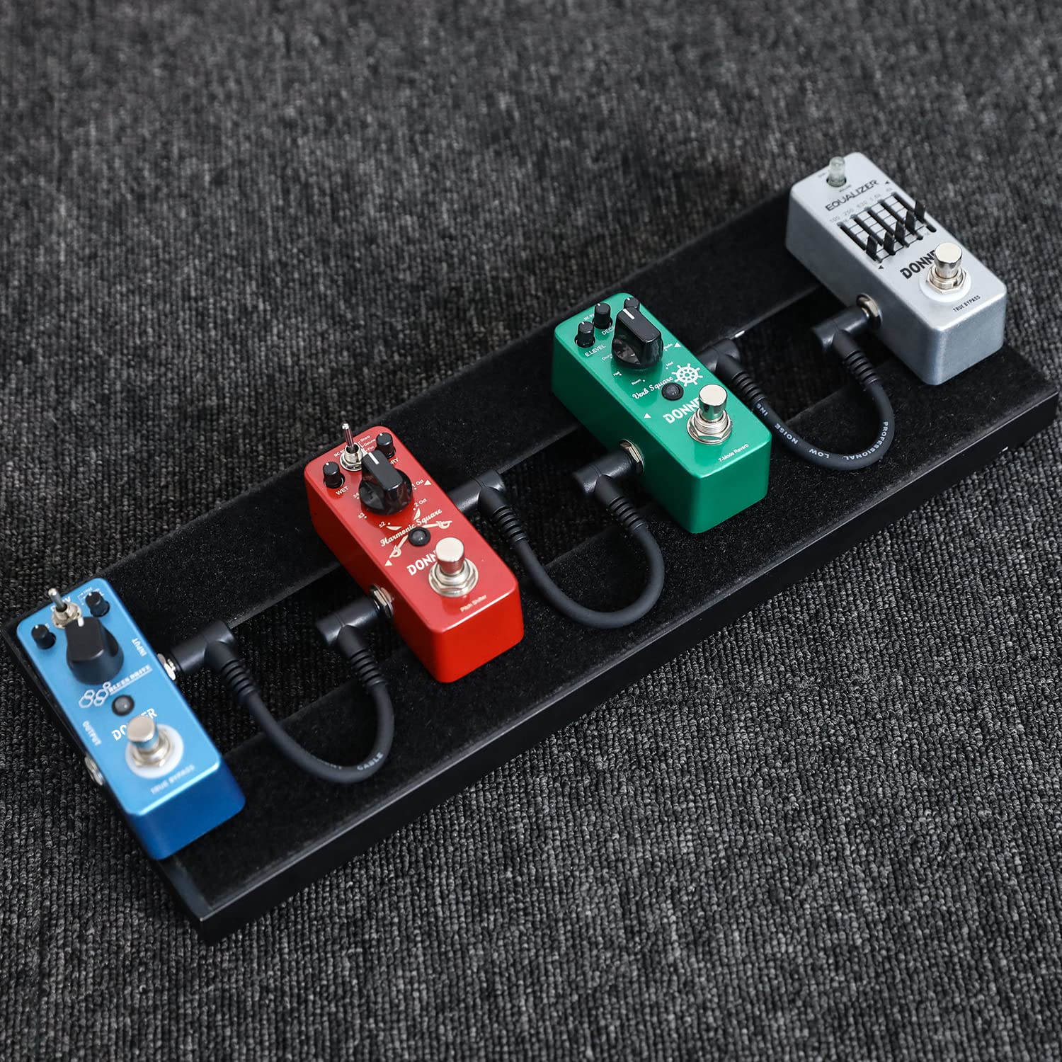 Foto 8 pulgar | Cable De Conexión Donner Para Guitarra, 30 Cm, 6 Unidades, Para Pedal De Efectos, Color Negro - Venta Internacional.