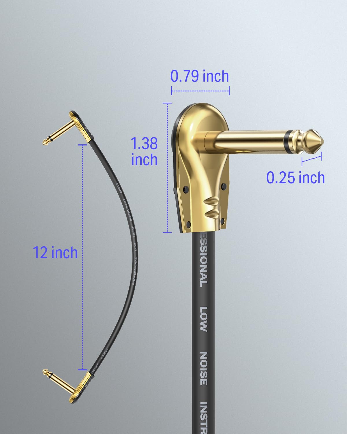 Foto 3 pulgar | Paquete De 6 Parches Para Guitarra Donner, 30 Cm, Ángulo Recto - Venta Internacional.