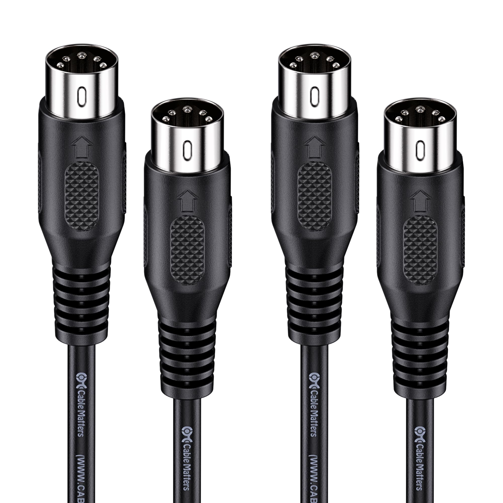 Foto 2 pulgar | Cable Matters, Paquete De 2 Cables Midi Din De 5 Pines, Cable Midi De 5 Pines, 10 Pies - Venta Internacional.