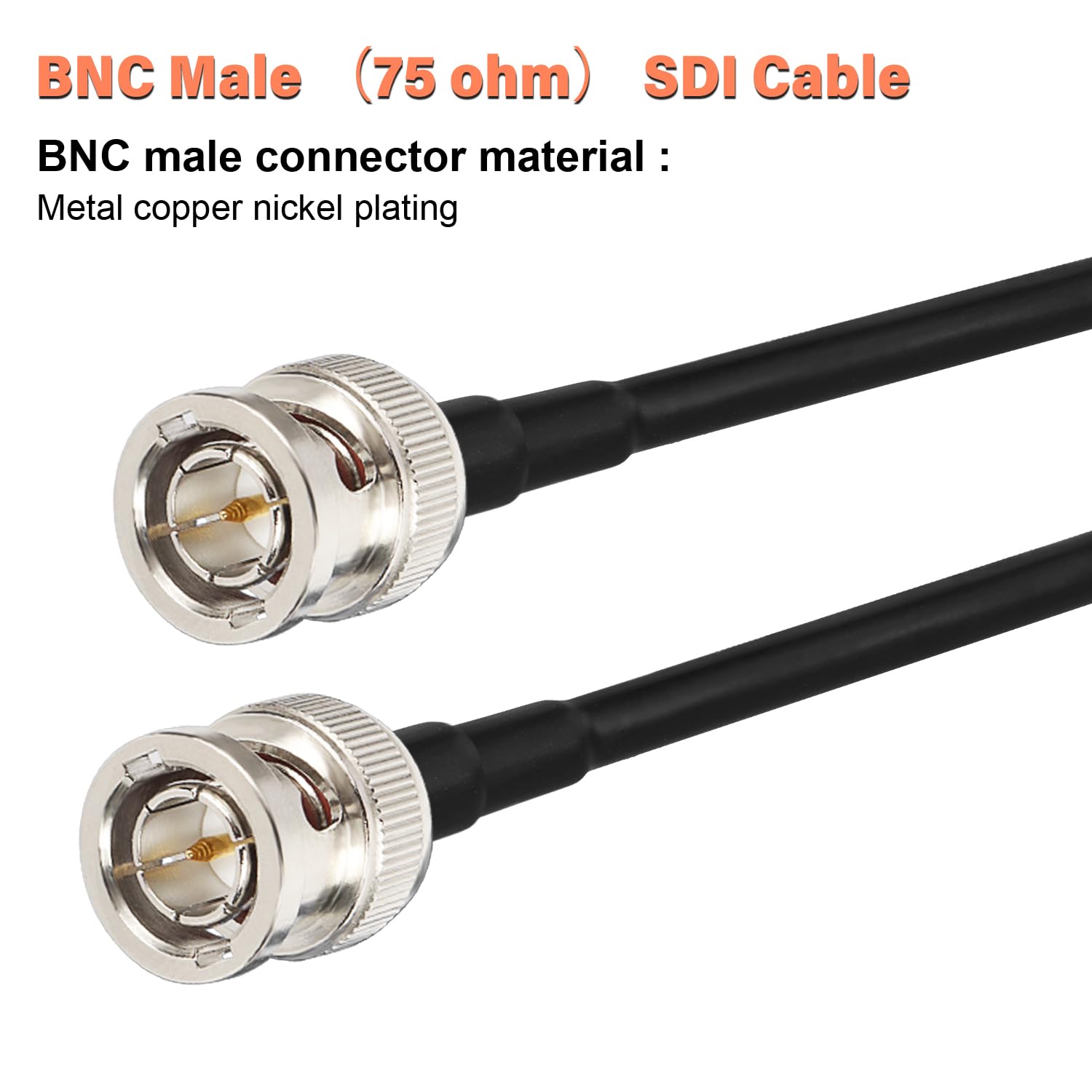 Foto 3 pulgar | Cable Sdi Xrds-rf Flexible 3g Hd-sdi Bnc A Bnc De 2 Pies (2 Piezas) - Venta Internacional.