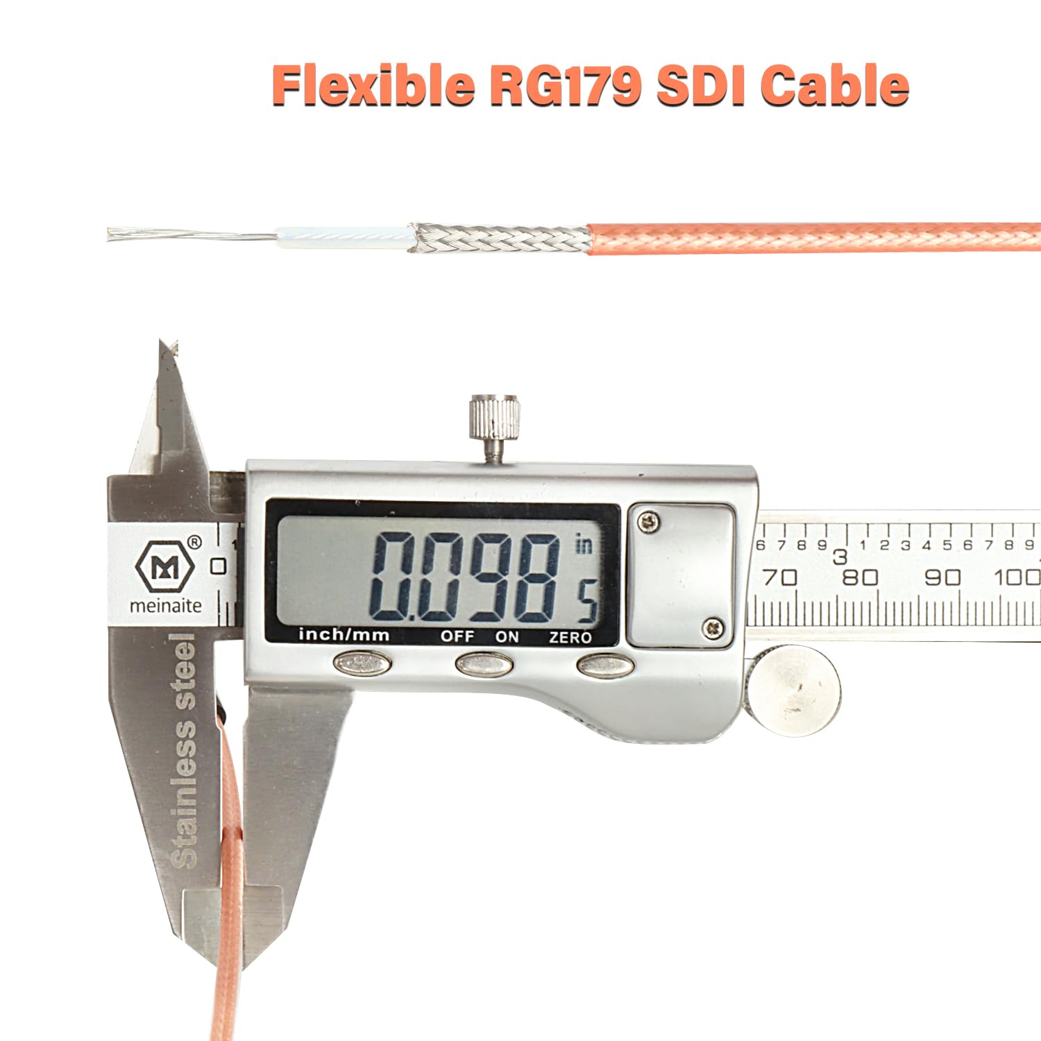 Foto 5 pulgar | Cable Sdi Xrds-rf Flexible 3g Hd-sdi Bnc A Bnc De 2 Pies (2 Piezas) - Venta Internacional.