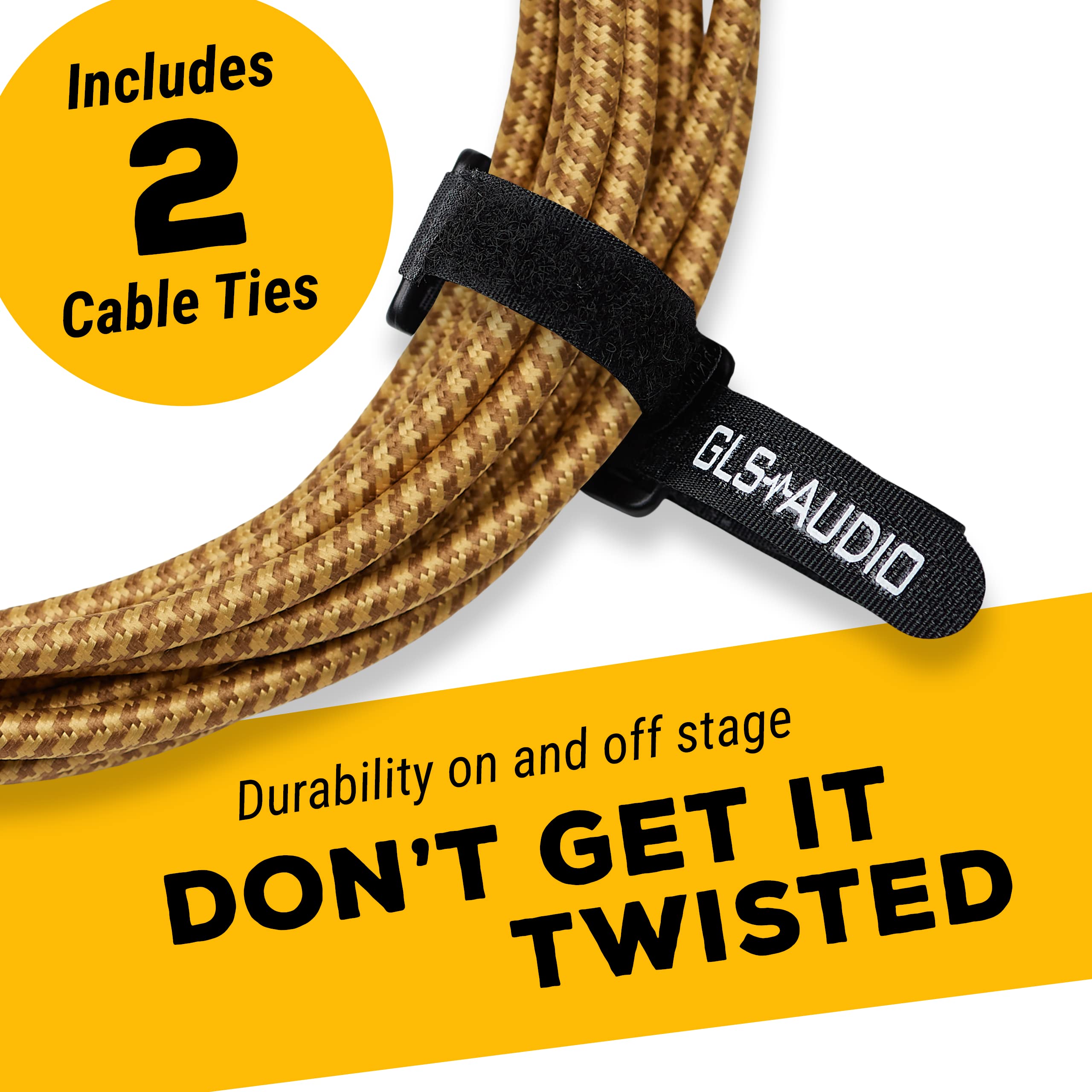 Foto 4 | Cable De Instrumento Gls Audio Para Bajo Y Guitarra Eléctrica De 6 M - Venta Internacional.
