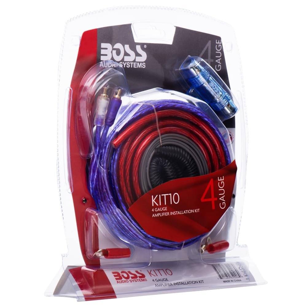Foto 1 | Kit De Cableado Para Instalación De Amplificadores Boss Audio Kit10 Calibre 4 - Venta Internacional.