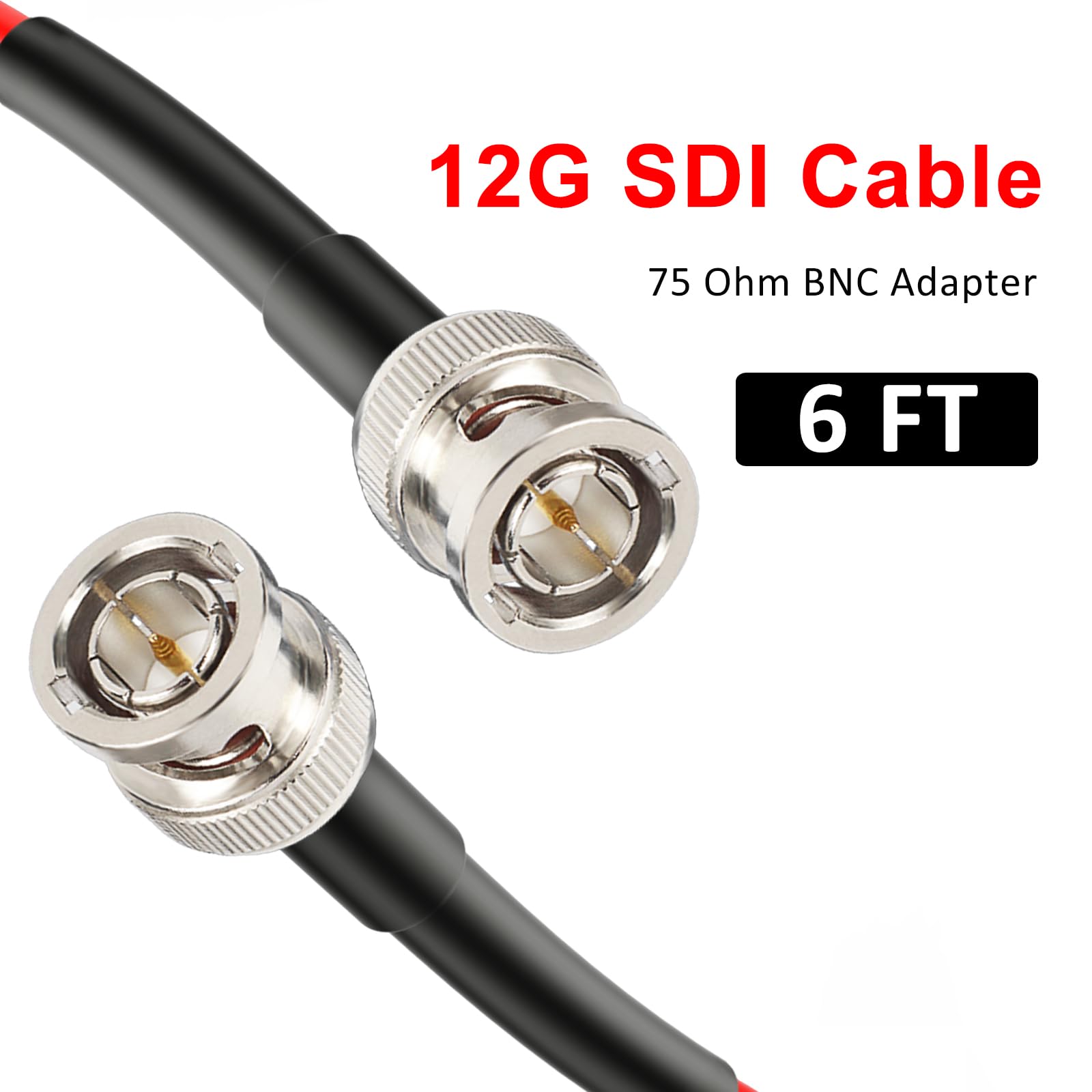 Foto 3 pulgar | Cable Sdi Xrds -rf 12g 75ohm Rg6 Bnc 1,8 M Para Cámara De Vídeo - Venta Internacional.
