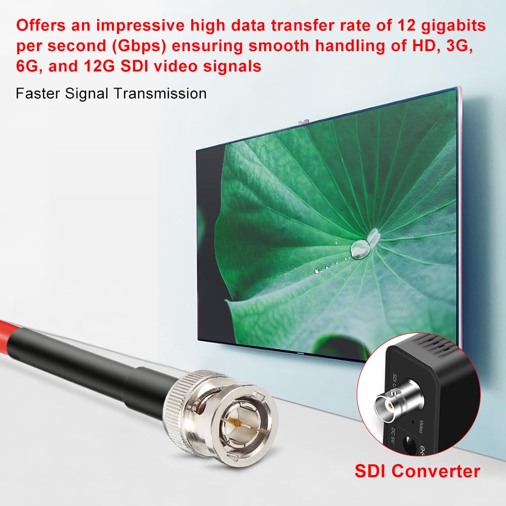 Foto 8 pulgar | Cable Sdi Xrds -rf 12g 75ohm Rg6 Bnc 1,8 M Para Cámara De Vídeo - Venta Internacional.